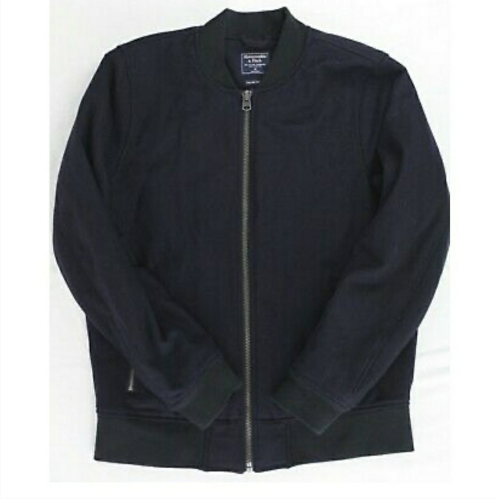 Abercrombie & Fitch Italian Fabric Bomber Jacket